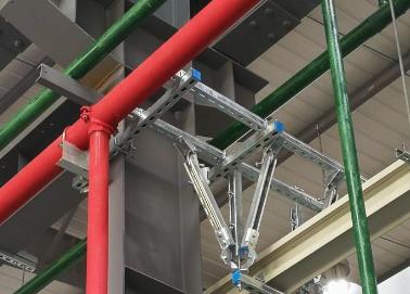 栾川该抗震支架的整体式支吊架结构协调性好